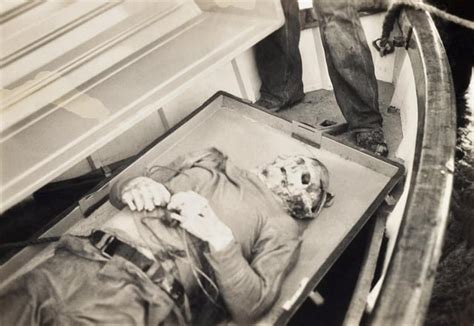 A Group Of 9 Graphic Crime Scene Photographs From The Early Part Of