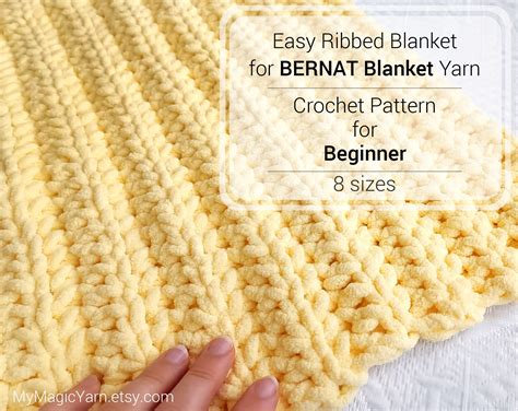 Crochet Pattern Bernat Blanket Yarn Bernat Baby Blanket Etsy