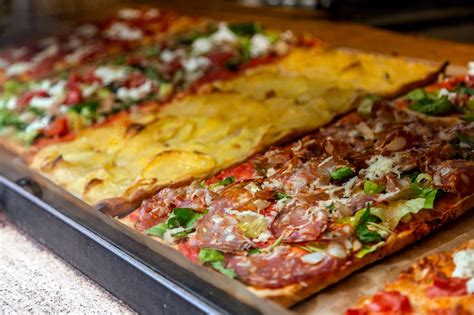 Pizza is a flatbread made from yeast and generally topped with tomato sauce, cheese and other tasty choices of. The 7 types of Italian pizza you need to know