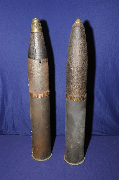 Two French 105mm Artillery Shells