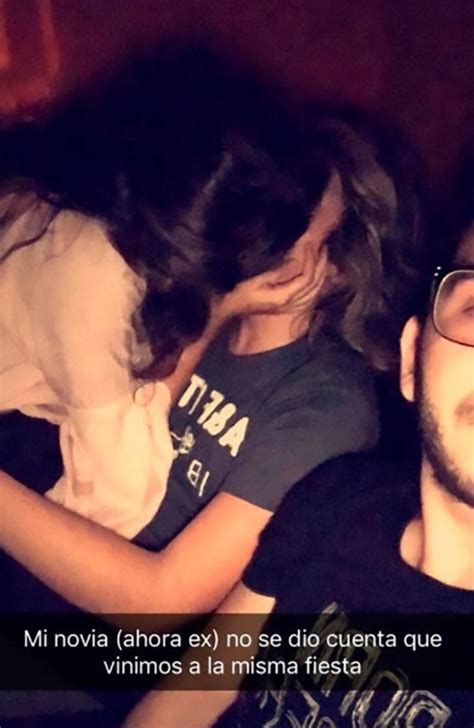 Man Takes Selfie Sitting Next To Girlfriend Cheating Photo The