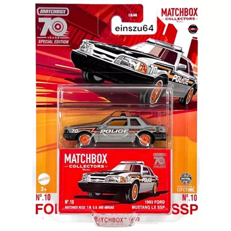 MATCHBOX COLLECTORS Th Anniversary Ford MUSTANG LX SSP HLJ EUR
