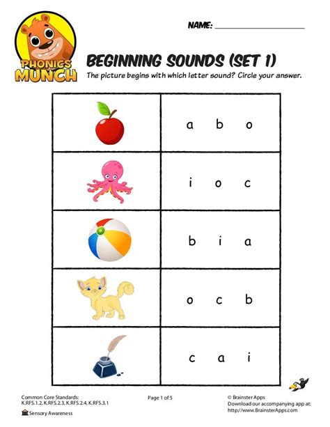 beginning consonant sounds worksheets printable beginning sound worksheet preschoolplanet