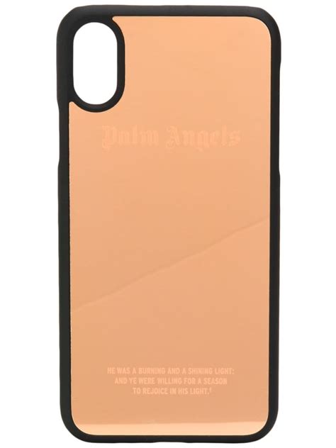 Palm Angels Metallic Iphone X Case Farfetch