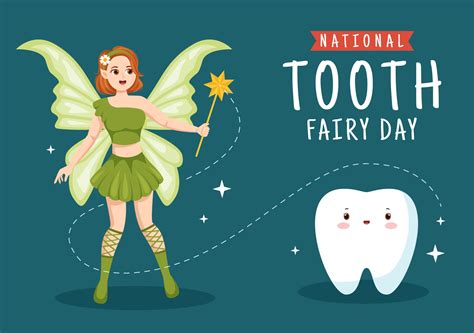 National Tooth Fairy Day With Little Girl To Help Kids For Dental
