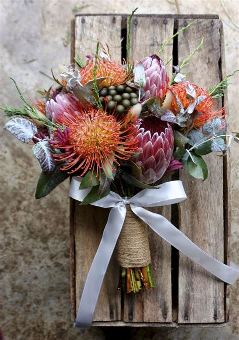 Swallows Nest Farm A February Wedding Australian Flowers Protea