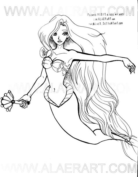 Glue the mermaid in last so she can be the centerpiece of your scene. Beautiful Mermaid Coloring Pages at GetColorings.com ...