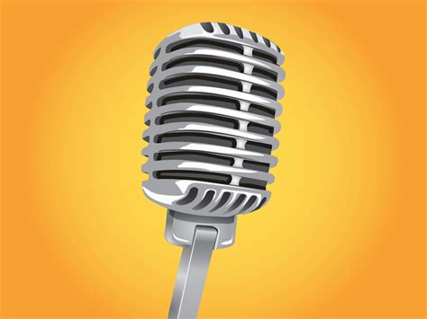 Old Microphone Vector Free Free Download Image 2020