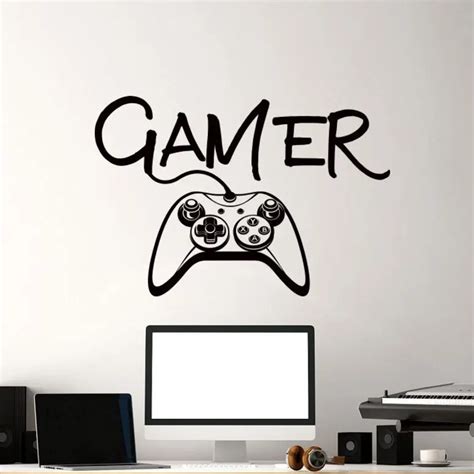 Video Game Wall Decals Video Game Controller Wall Mural Boys Room Kids