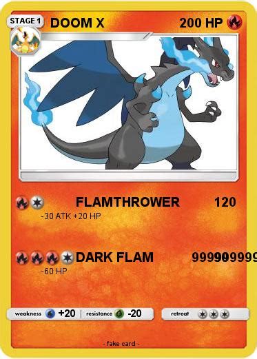 Pokémon Doom X 1 1 Flamthrower My Pokemon Card