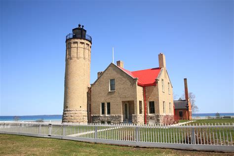 Old Mackinac Point Lighthouse Mi Usa Ferienwohnungen Ferienhäuser
