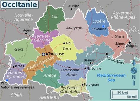 Occitanie Wine Map