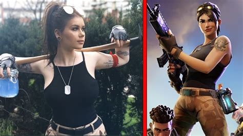 All Fortnite Outfit In Real Life Fortnite Characters Look Alike Irl