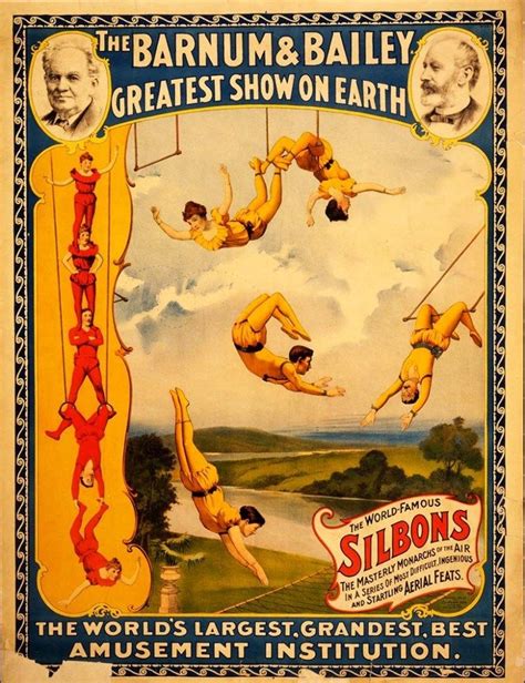 The Barnum Bailey Greatest Show On Earth The World Famous Silbons
