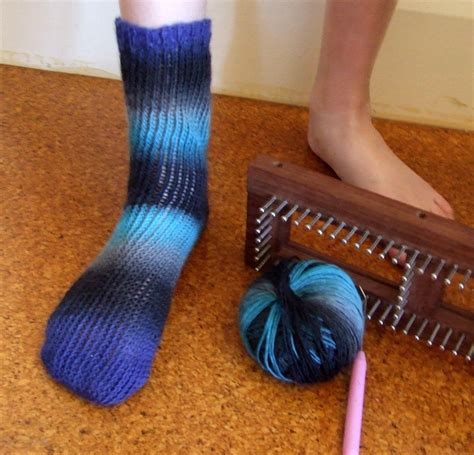Loom Knitting Sock Pattern A Knitting Blog