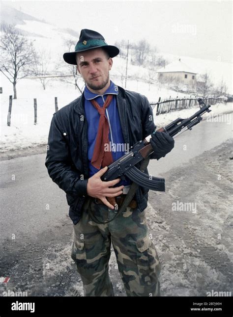 20th January 1994 During The War In Central Bosnia A Casually Dressed