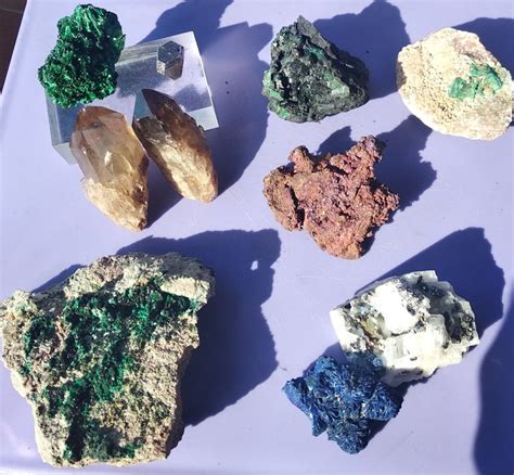 Very Complete Collection Minerals Of The Dr Congo Mineral Collection