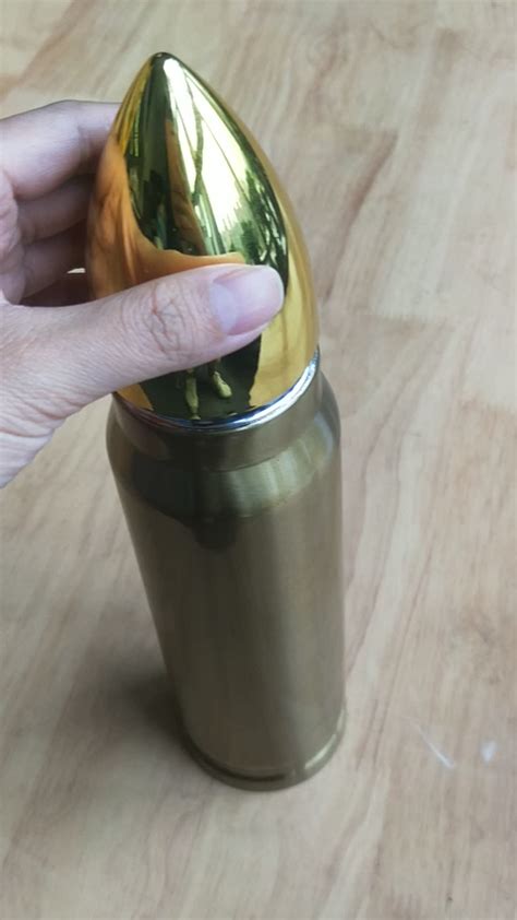 500ml Bullet Shape Tumbler Rocket Cup Stainless Steel Tumbler Vacuum