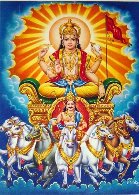 Time What Do The Seven Horses Of God Surya Represent Hinduism