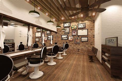 Ugo Barbershop Iconic Design Bluprin Barber Shop Interior Barber