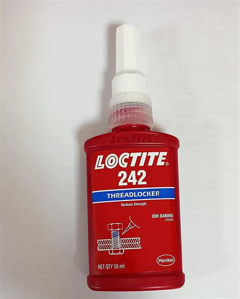 Loctite 242 Threadlocker Blue Liquid 50 Ml Bottle 24231