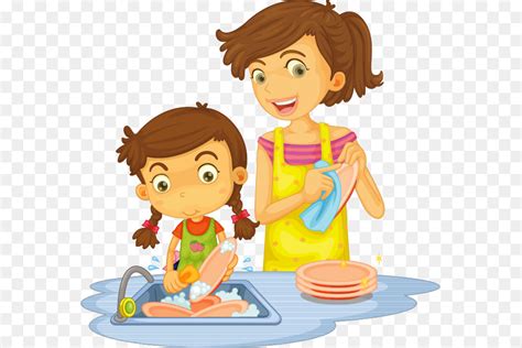 Tujuan utama dari mencuci pakaian adalah menghilangkan noda, bau, dan kuman penyakit. Paling Inspiratif Gambar Kartun Anak Membantu Ibu Mencuci ...