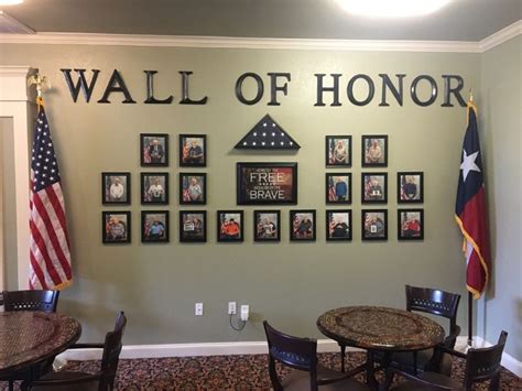 This Wall Of Honor Recognizes All The Veterans In Our Community The