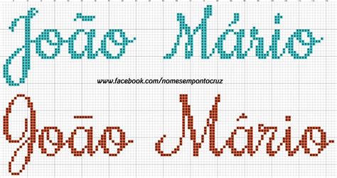 Read more nome modella marion 2019 : Coleção de nomes em Ponto Cruz - Letra J em Ponto Cruz