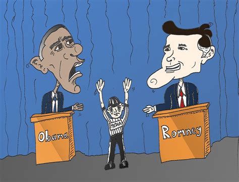 2048 x 1347 jpeg 379 кб. Obama and Romney debate cartoon Mixed Media by ...