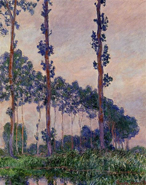 Three Trees In Grey Weather Claude Monet Encyclopedia