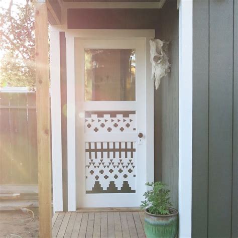 Love This Boho Style Painted Door On This Garden Shed This Painted