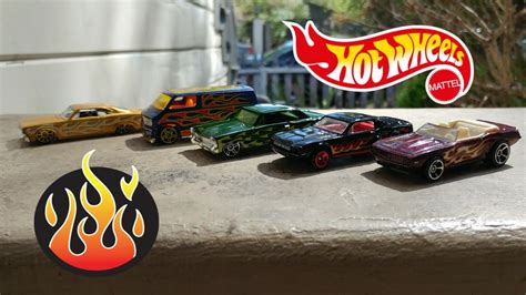 Hot Wheels Flame Series 5 Pack Unboxing YouTube