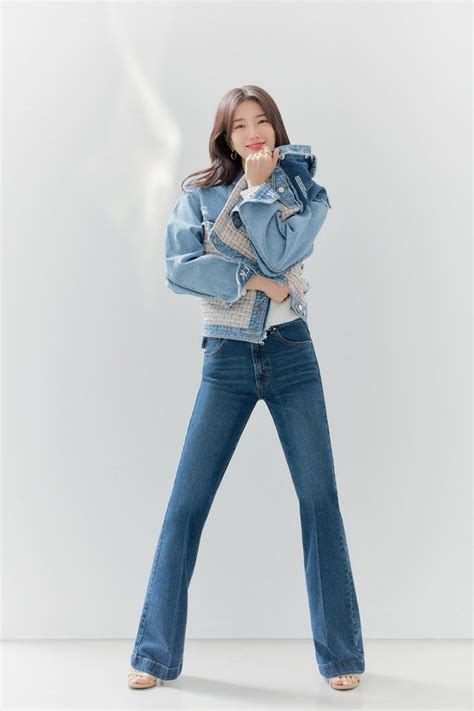 Suzy For Guess 2020 Spring Suzy Wide Jeans Collection Bae Suzy
