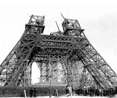 Eiffel Tower Under Construction 1887 1889