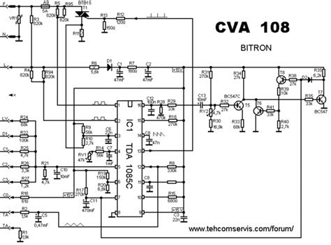 Schema variateur de vitesse moteur universel – Capteur photoélectrique