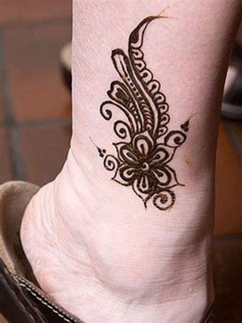 Henna Mehndi Tattoo Designs Idea For Ankle Tattoos Art Ideas