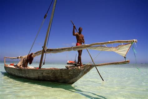 Zanzibar Fisherman Zanzibar Boat Song Of The Sea