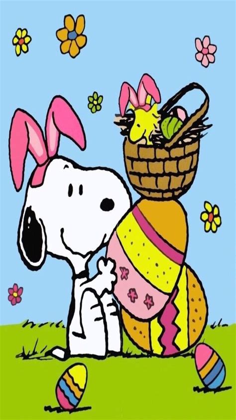 Iphone Wallpaper Easter Tjn Snoopy Easter Beagle Snoopy Easter