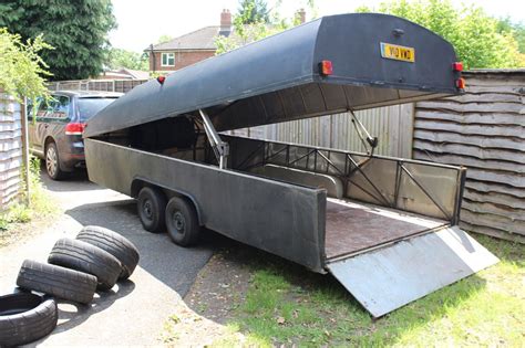 Amf Clam Shell Race Sports Car Trailer Transporter