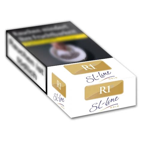 Ob tabak oder zigaretten, jeder raucher kennt die ständig steigenden preise. Zigaretten R1 Gold SL-Line Langformat Filter 10x20 | TABAK ...