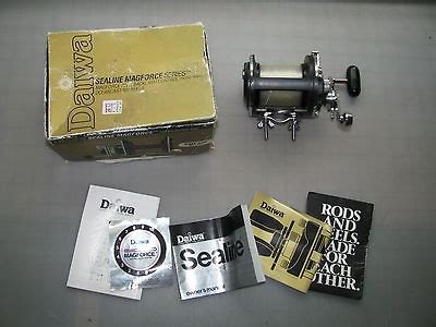 Daiwa Sealine Magforce SMF 250 Wide Spool Conventional Reel In Box On