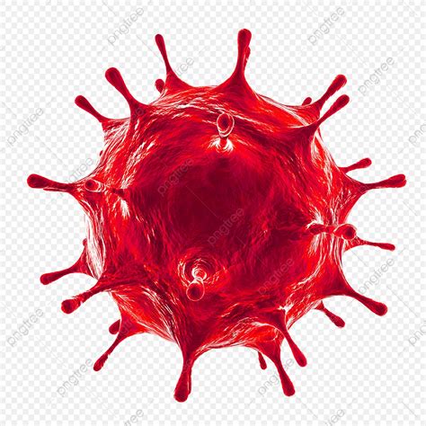 In humans and birds, they cause respiratory tract infections that can range from mild to lethal. Red Covid 19 Bacteria Isolated On Transparent Background ...