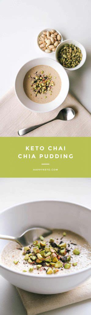 I know that leafy greens like kale and arugula are welcome on a keto diet, and meats and nuts are ok. Keto Chai Chia Pudding for ketogenic and low carb. Easy ...