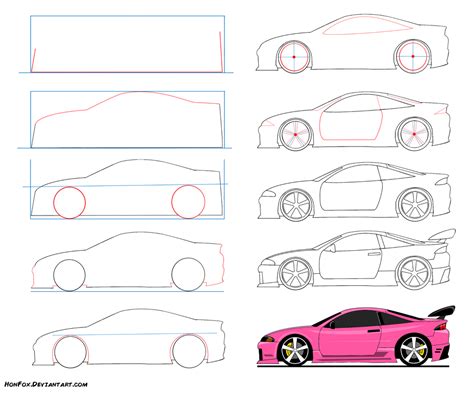 Step by step tutorial on how to draw this police car is very simple. How to draw Sport car by HonFox.deviantart.com on ...