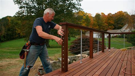The lattice porch panels makeover. Ultimate Deck Build 2015: Cable Railings - Fine Homebuilding