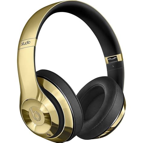 Beats By Dre Limited Edition Gloss Gold Headphones And Pill 20