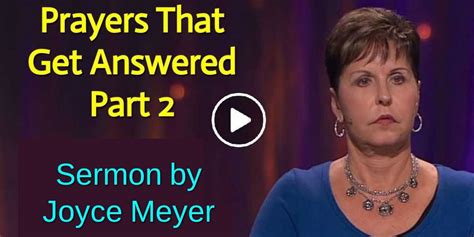 Joyce Meyer October Watch Sermon Prayers That Get Answered