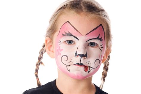 Black Cat Face Paint Stock Photos Pictures And Royalty Free Images Istock