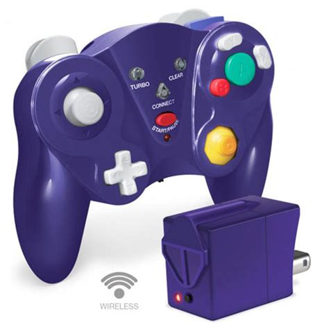 New Freepad Wireless Controller Purple Nintendo Gamecube Wii For Sale