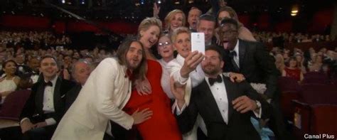 Oscars 2014 Un Selfie D Ellen Degeneres Pendant La Cérémonie Bat Des Records Sur Twitter Le